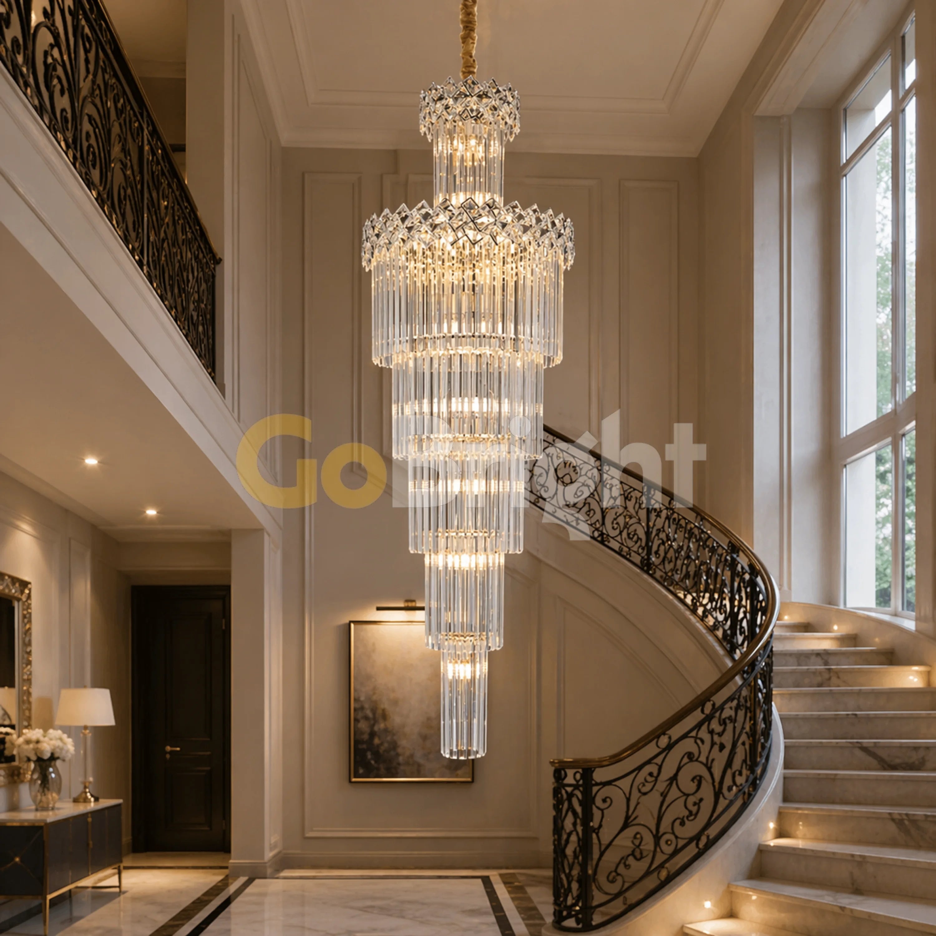 Candelabru Magnum Lungime 180cm Diametru 60cm Auriu