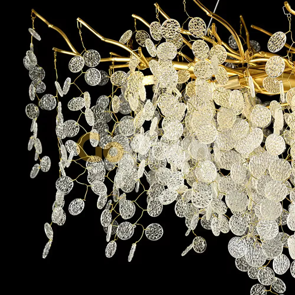 Candelabru Megan Diametru 80cm Auriu