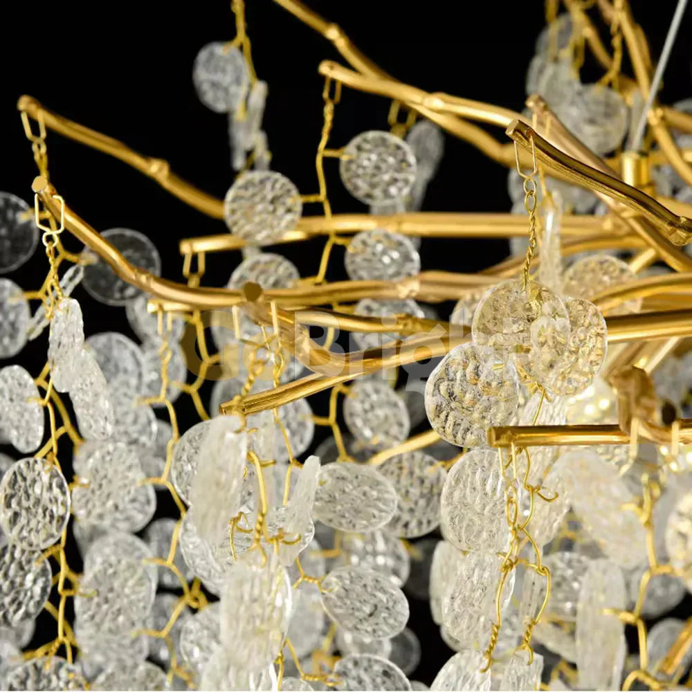 Candelabru Megan Diametru 80cm Auriu