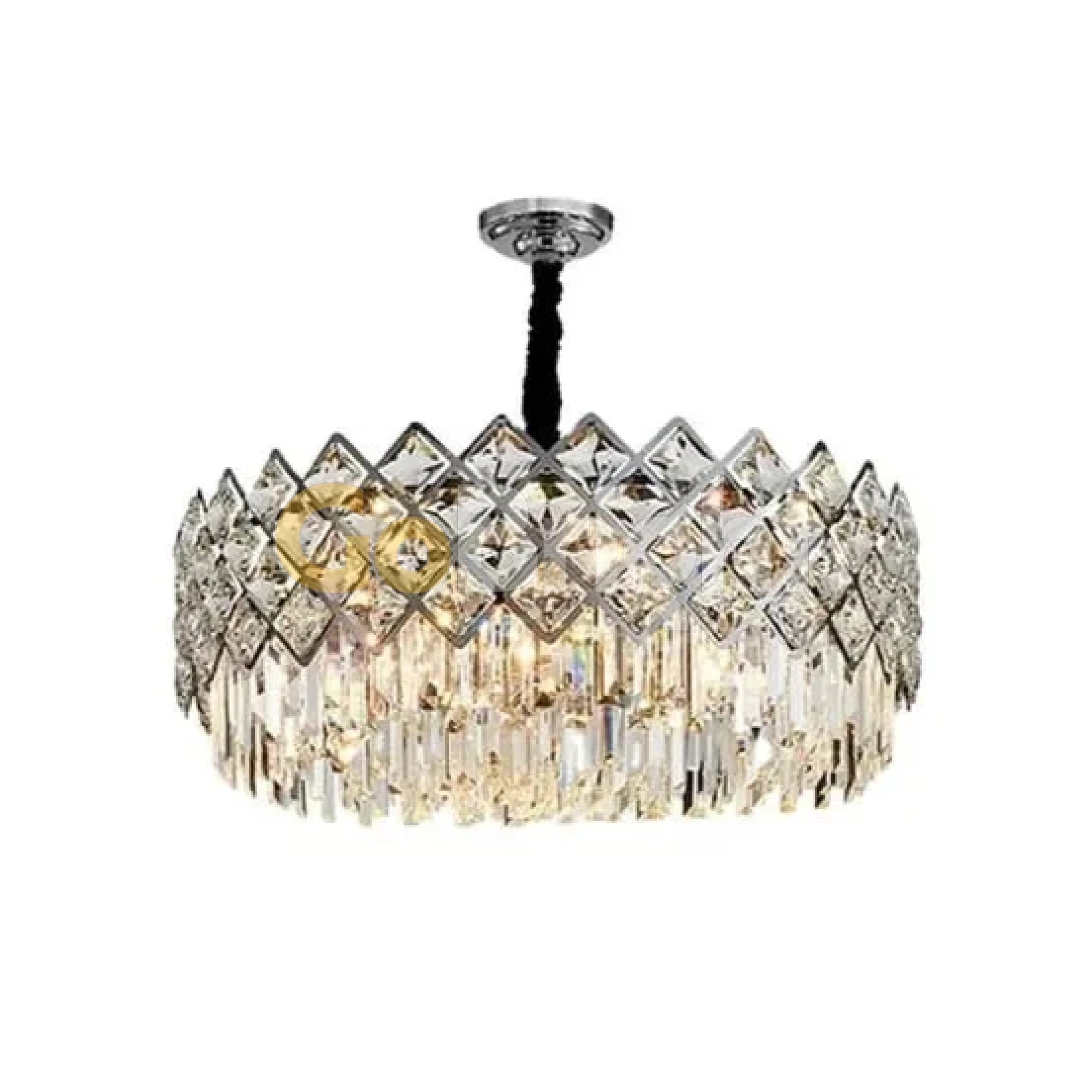 Candelabru Mosaic Diametru 40cm Argintiu
