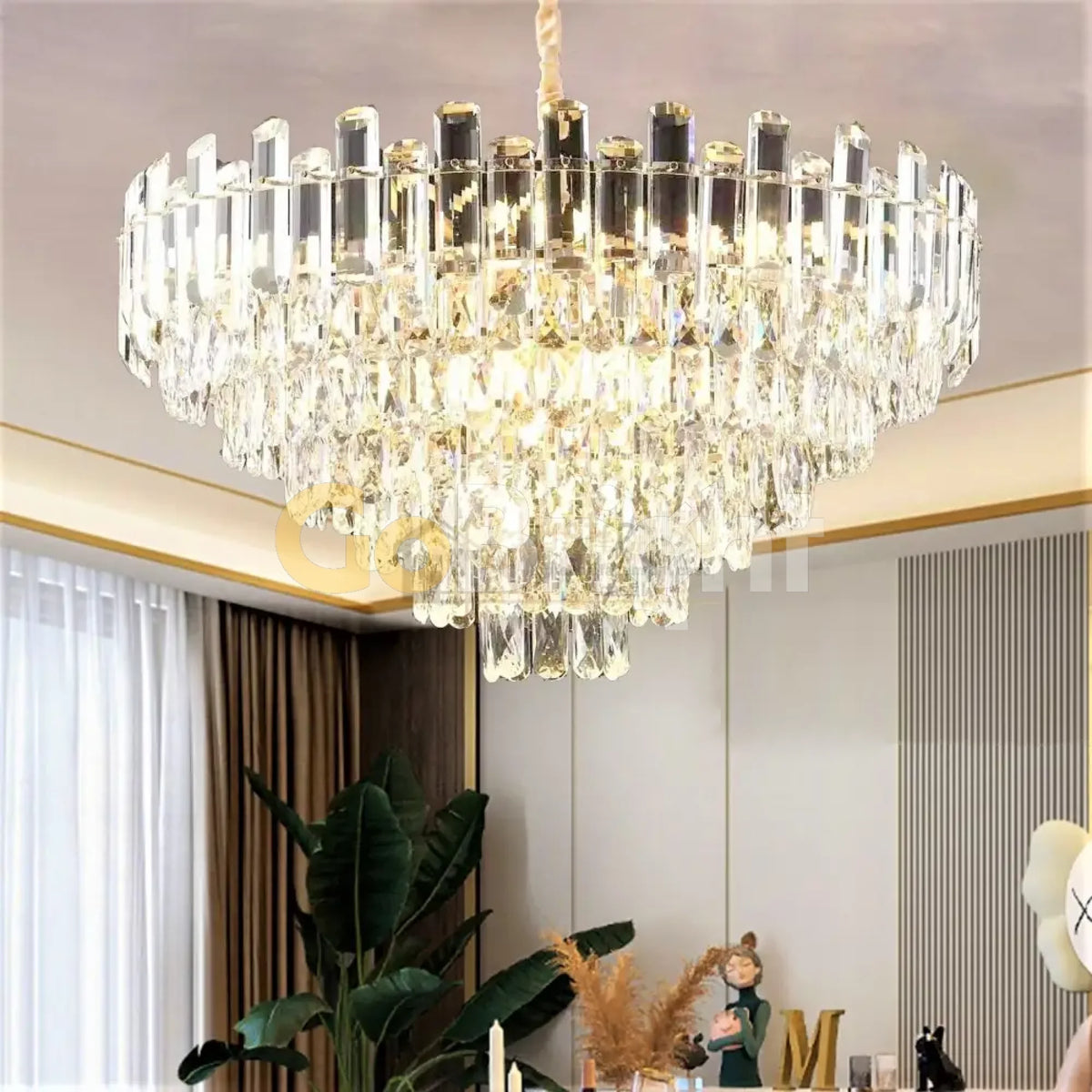 Candelabru Omnia Diametru 55cm Auriu