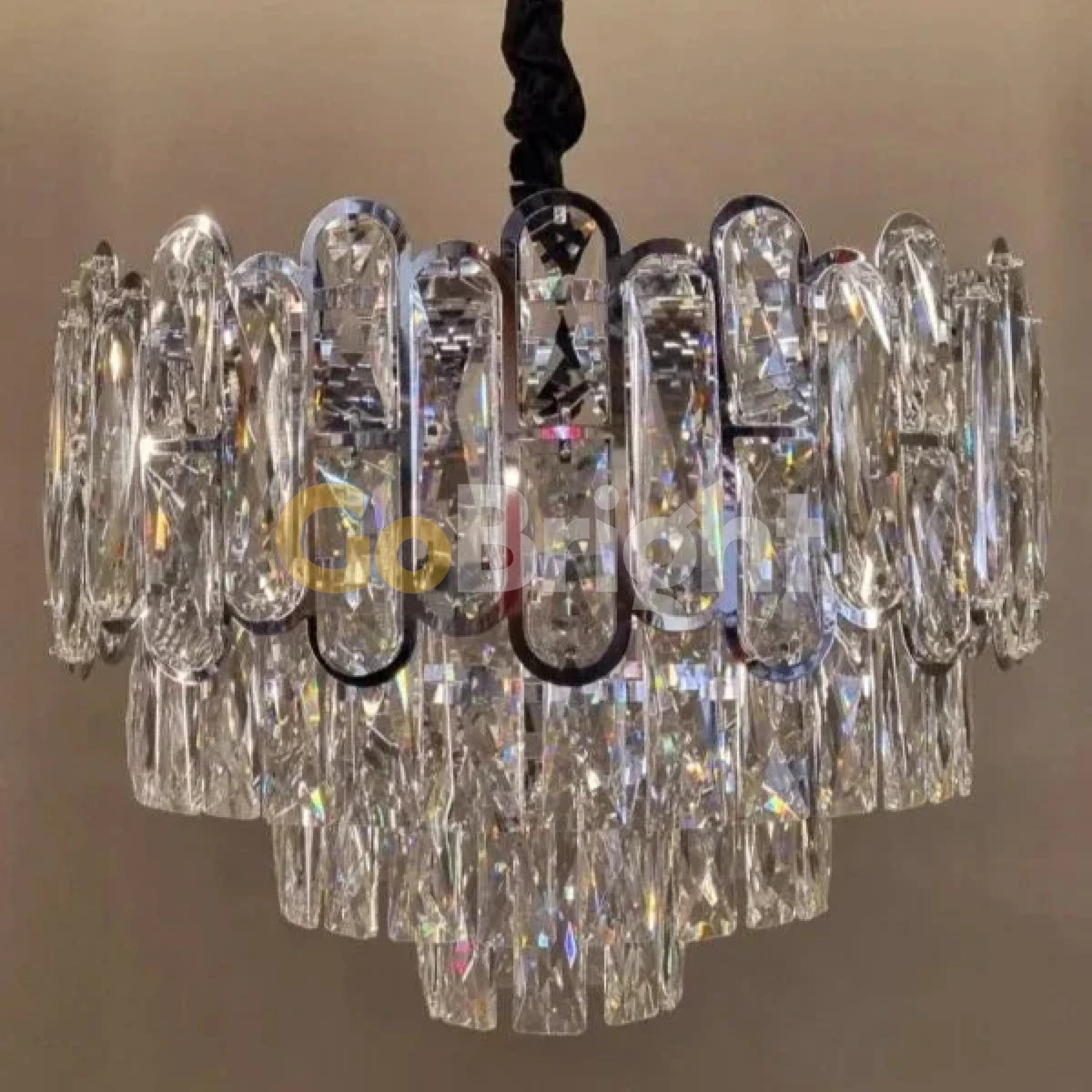 Candelabru Pavo Diametru 30cm Argintiu