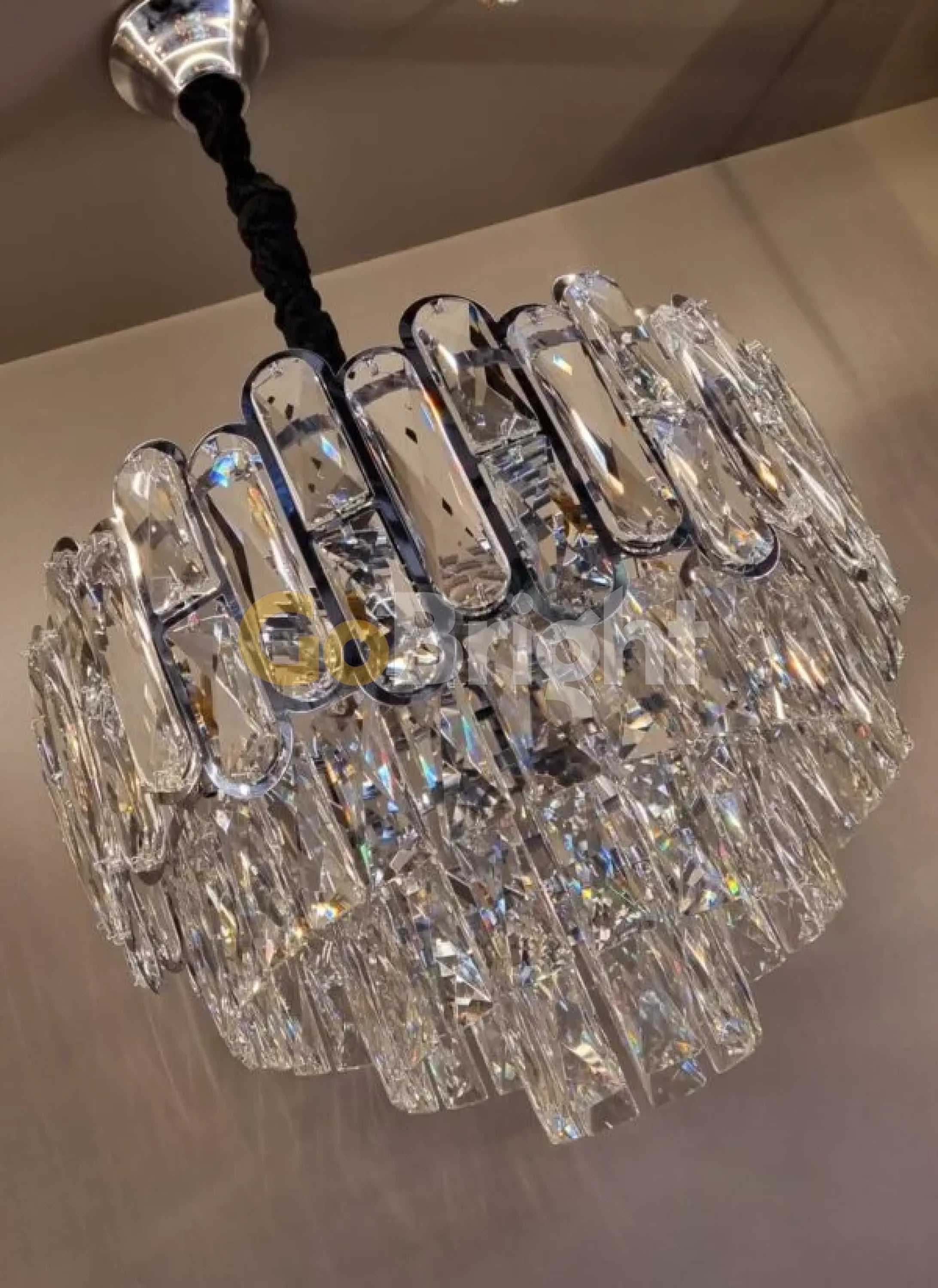Candelabru Pavo Diametru 40cm Argintiu