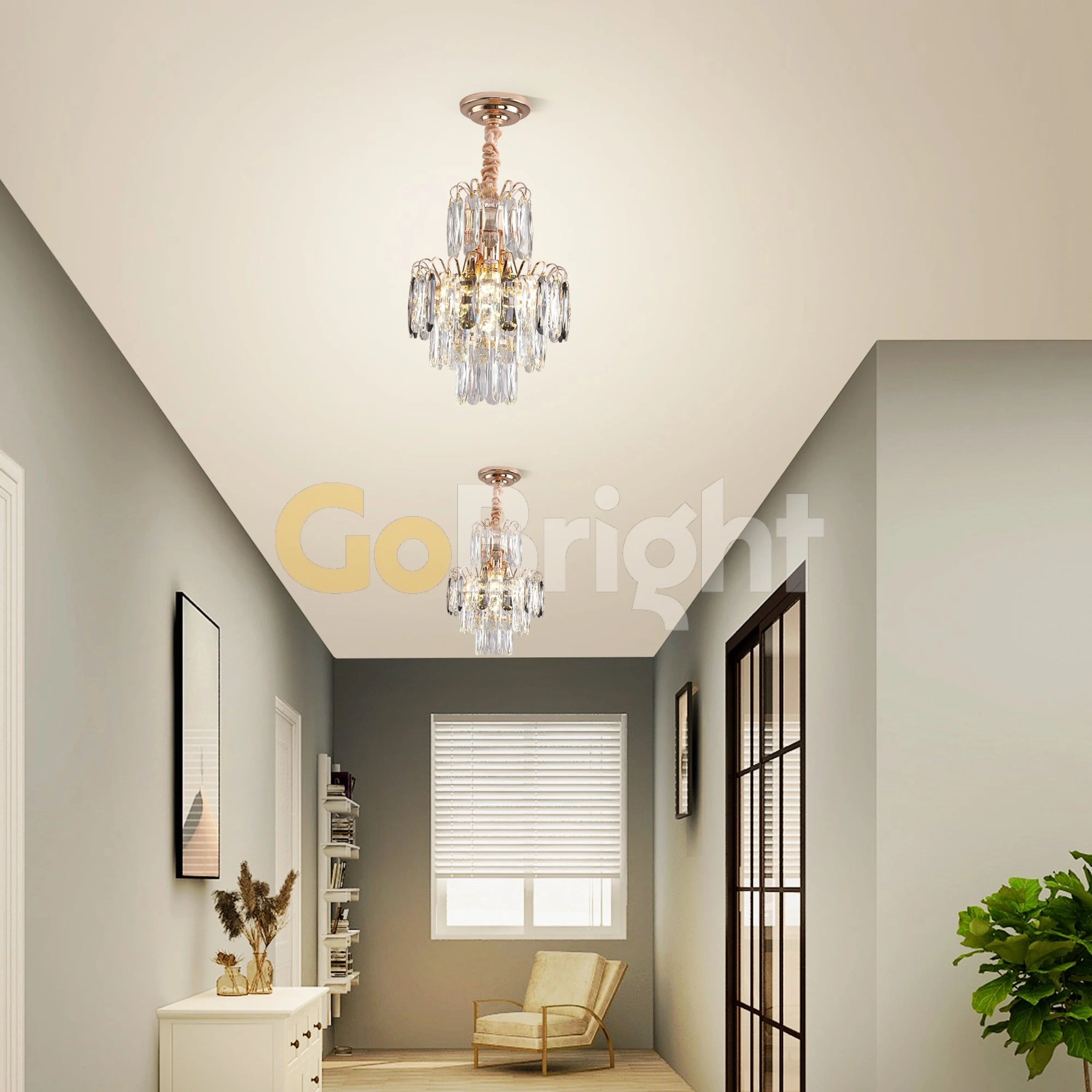 Candelabru Rixos Diametru 30cm Auriu