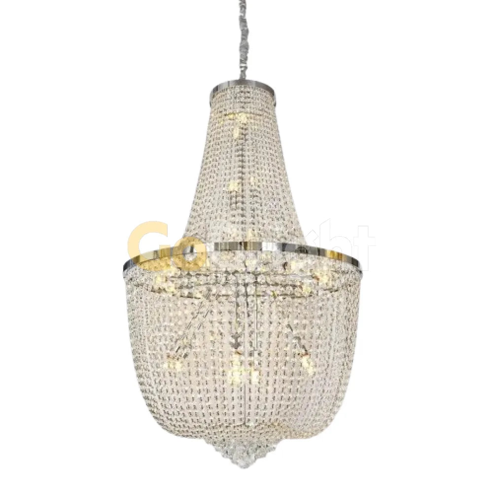Candelabru Sublime Lungime 120cm Diametru 60cm Argintiu