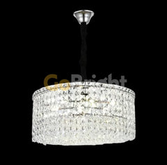 Candelabru Wilson 5xE14 Diametru 40cm Crom