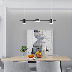 Pendul LED 70cm 30W cu Telecomanda Urban 3 Tipuri de Lumini Negru
