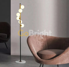 Lampadar Dublin Marmura 6xG4 170cm Auriu
