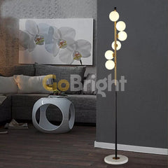 Lampadar Dublin Marmura 6xG4 170cm Auriu