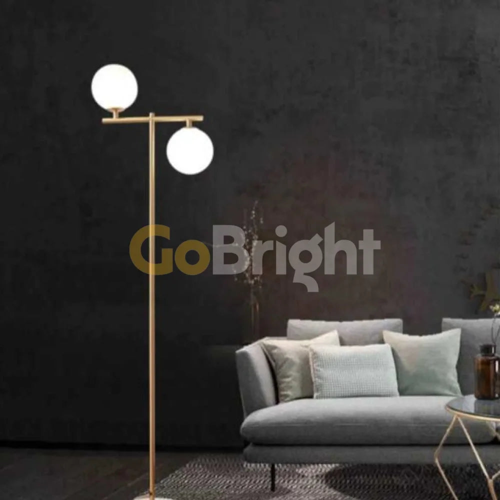 Lampadar Jolie 2xE27 157cm Auriu