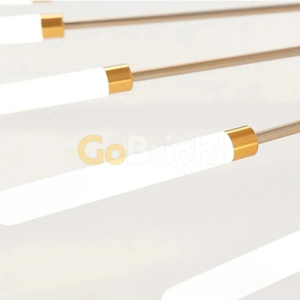 Lustra 28 LEDuri 56W Diametru 105cm Spiral 3 Tipuri de Lumini Auriu