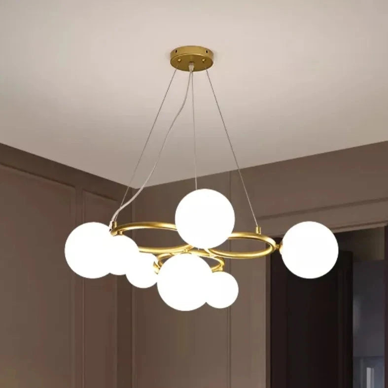 Pendul Jolie Reglabil 7xE27 Diametru 70cm Auriu