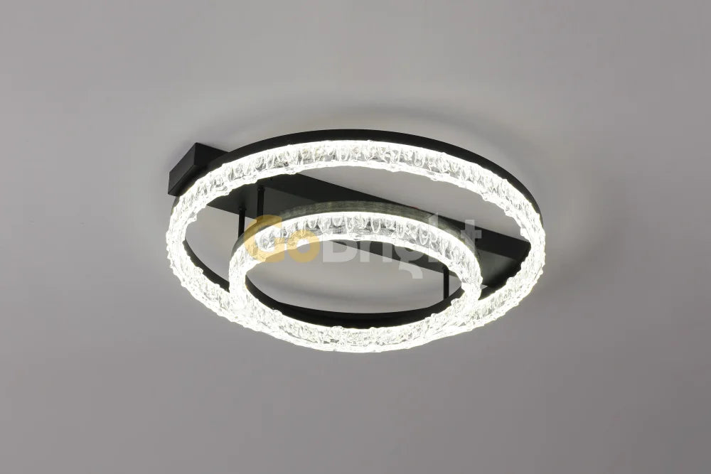 Lustra LED 144W cu Telecomanda Trinity 3 Tipuri de Lumini Negru