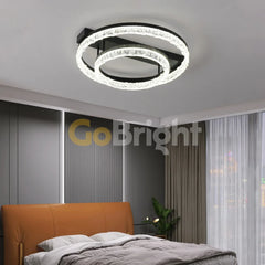 Lustra LED 144W cu Telecomanda Trinity 3 Tipuri de Lumini Negru