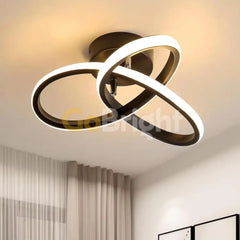 Lustra LED 33W Urban 3 Tipuri de Lumini Negru