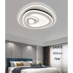 Plafoniera LED 35cm 73W cu Telecomanda Raisa 3 Tipuri de Lumini Alb