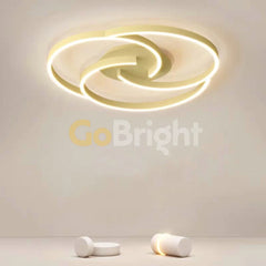 Lustra LED 70W Urban cu Telecomanda 3 Tipuri de Lumini Auriu
