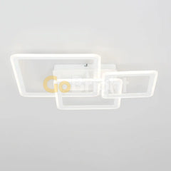 Lustra LED 80W cu Telecomanda Prince 3 Tipuri de Lumini Alb