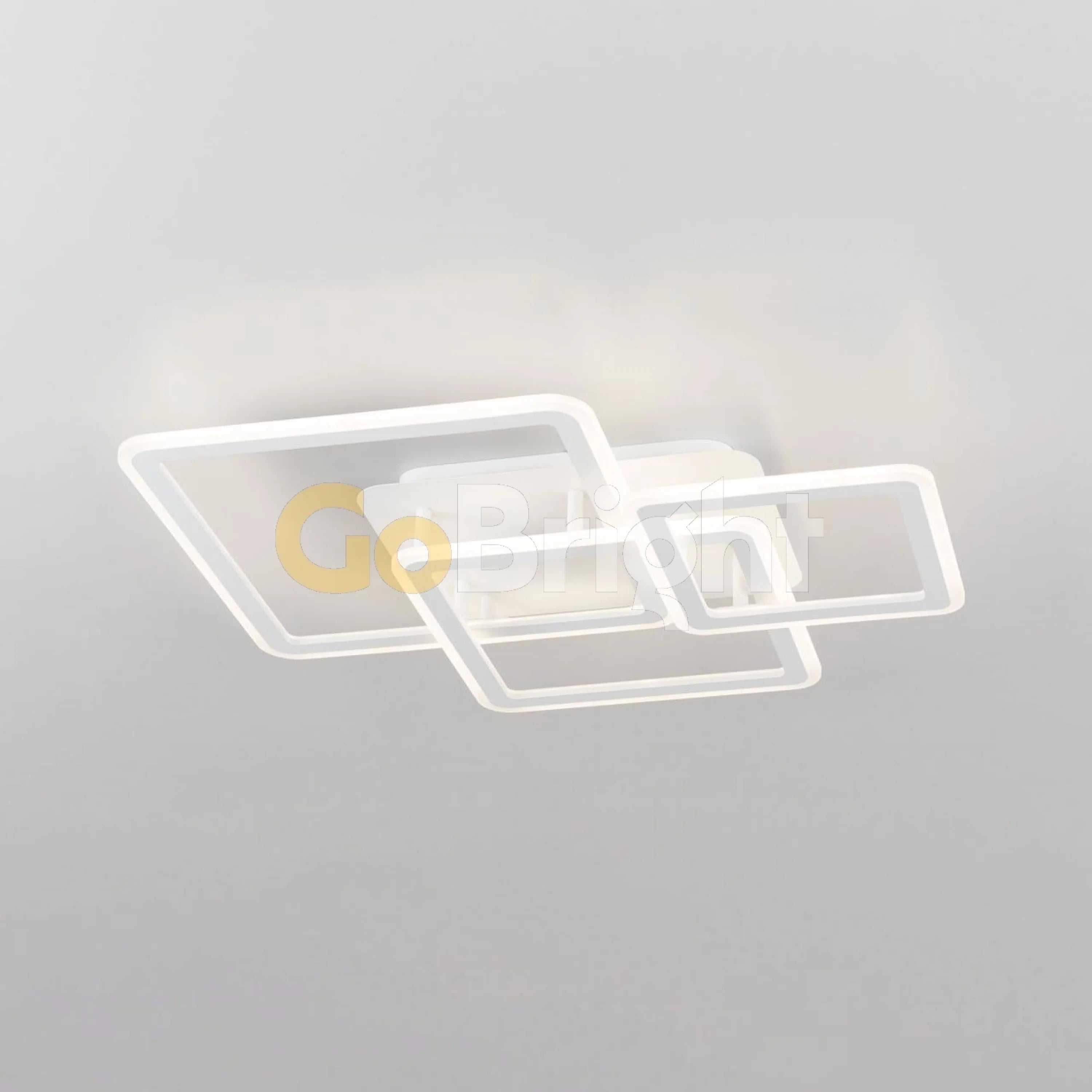 Lustra LED 80W cu Telecomanda Prince 3 Tipuri de Lumini Alb