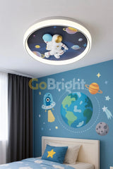 Lustra LED Copii 96W 50cm cu Telecomanda 3 Tipuri de Lumini