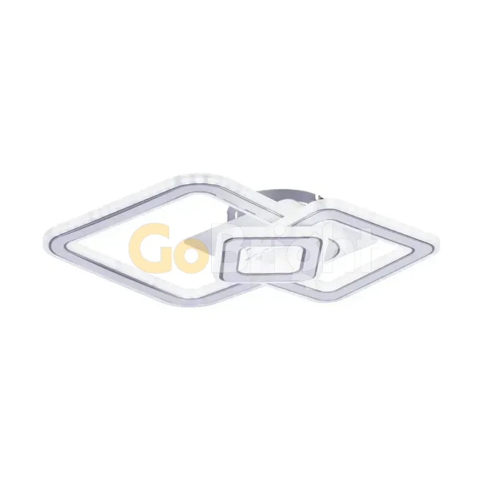 Lustra LED cu Telecomanda Belize 3 Tipuri de Lumini 100W Alb