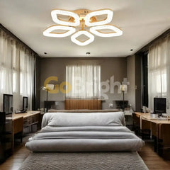 Lustra LED cu Telecomanda Elsabe 3 Tipuri de Lumini 100W Auriu