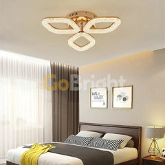 Lustra LED cu Telecomanda Elsabe 3 Tipuri de Lumini 60W Auriu