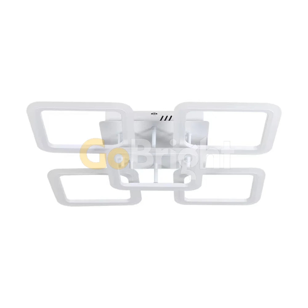 Lustra LED cu Telecomanda Estia 3 Tipuri de Lumini 90W Alb