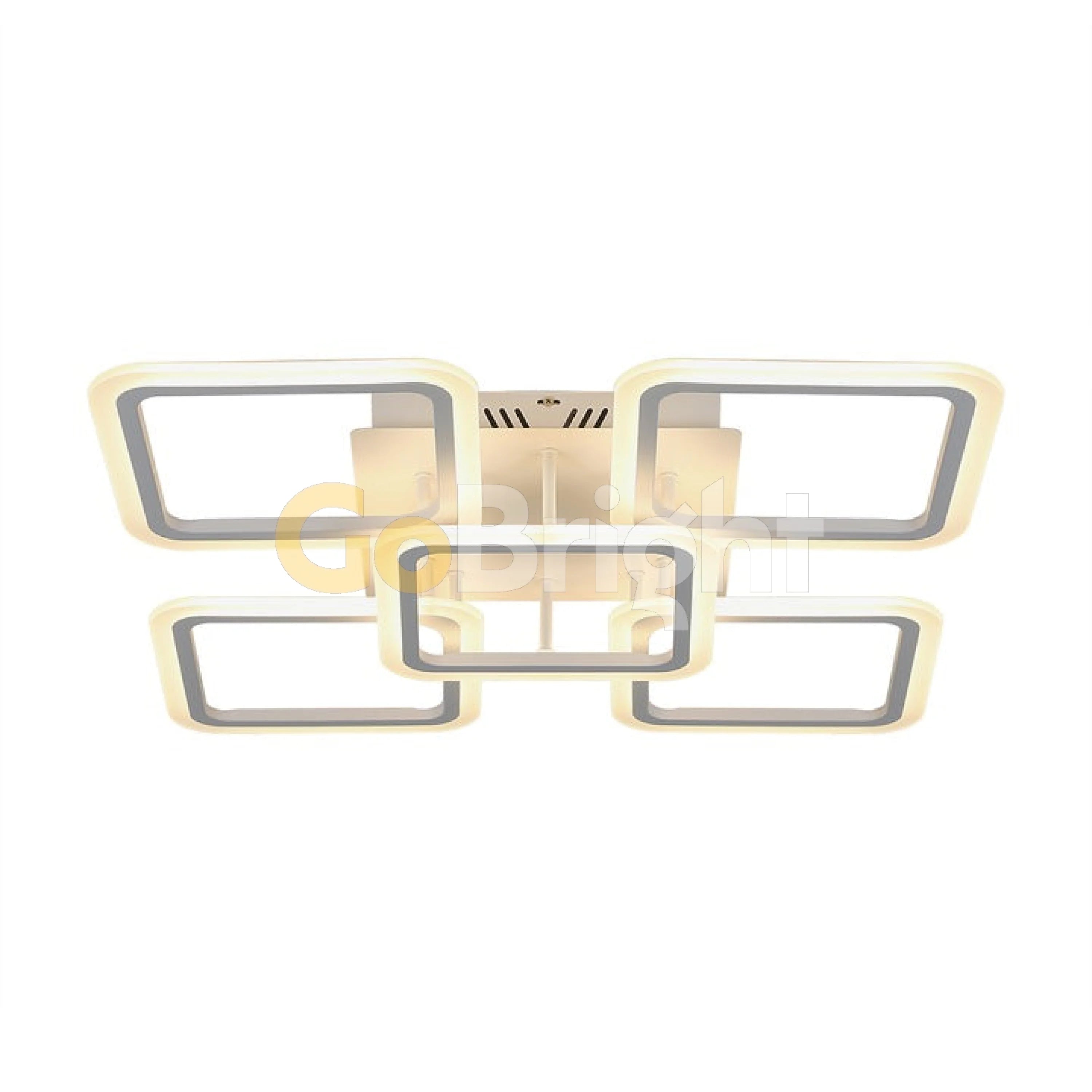 Lustra LED cu Telecomanda Estia 3 Tipuri de Lumini 90W Alb