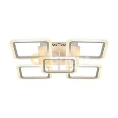 Lustra LED cu Telecomanda Estia 3 Tipuri de Lumini 90W Alb