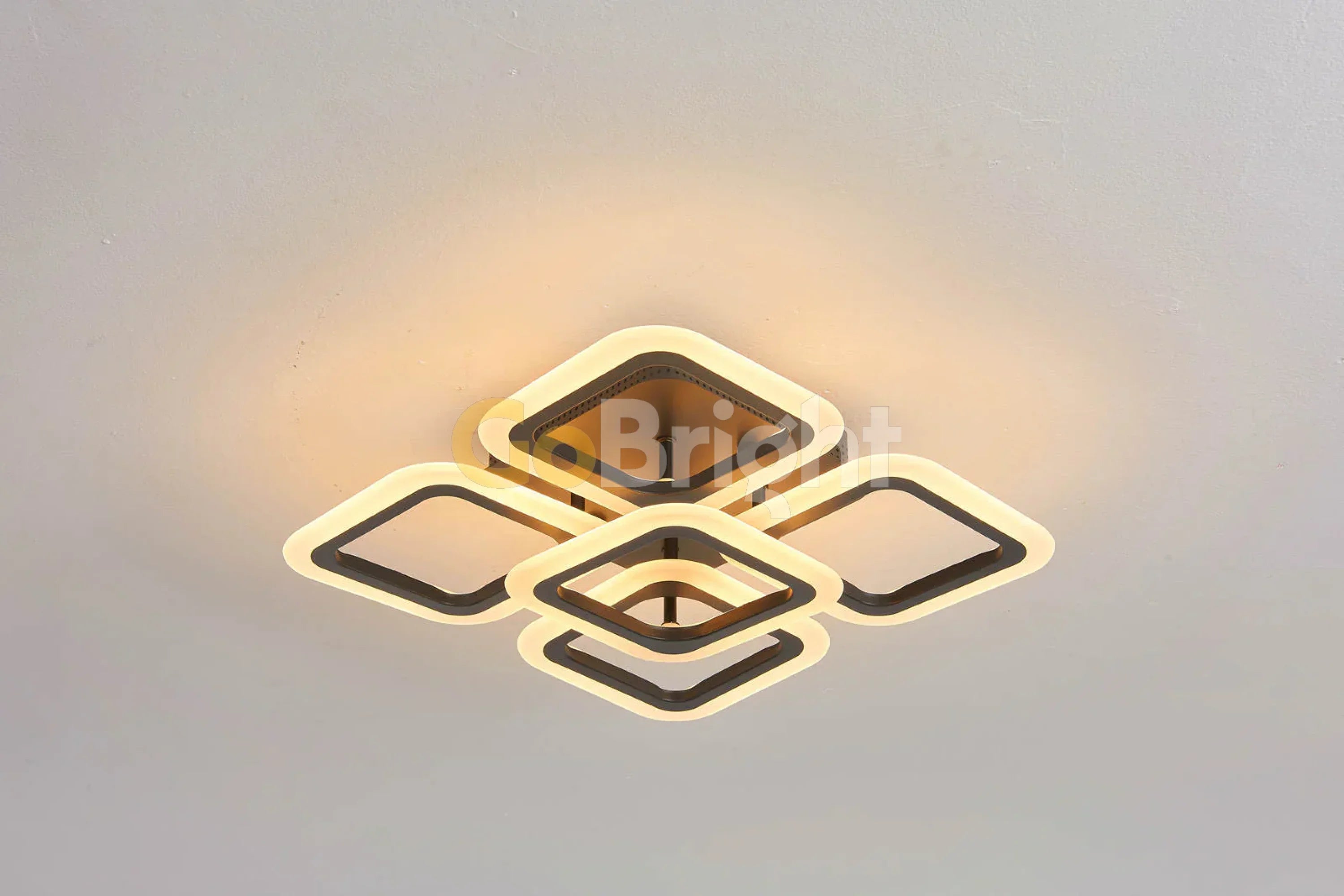 Lustra LED cu Telecomanda Estia 3 Tipuri de Lumini 90W Negru