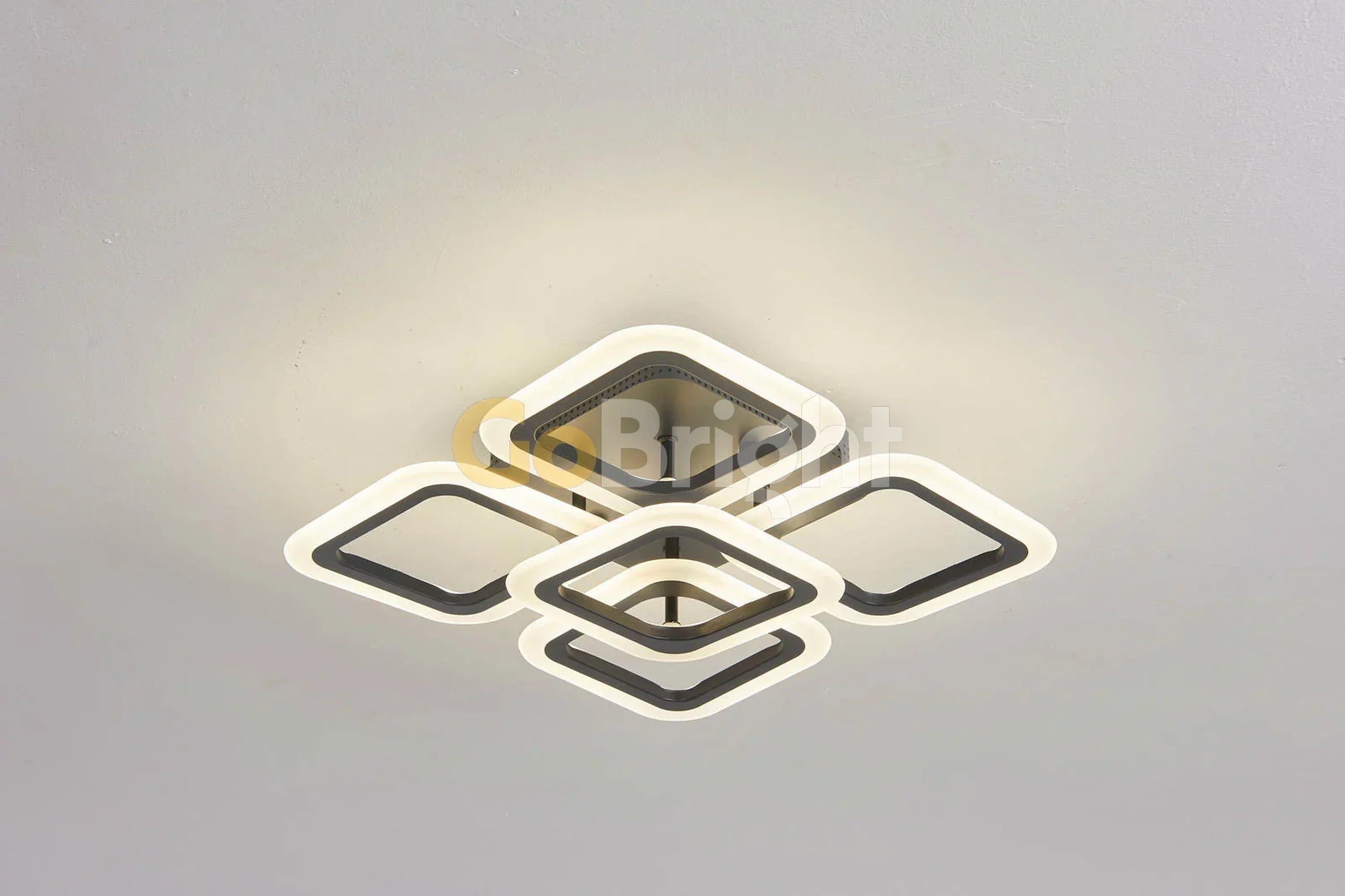 Lustra LED cu Telecomanda Estia 3 Tipuri de Lumini 90W Negru