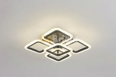 Lustra LED cu Telecomanda Estia 3 Tipuri de Lumini 90W Negru