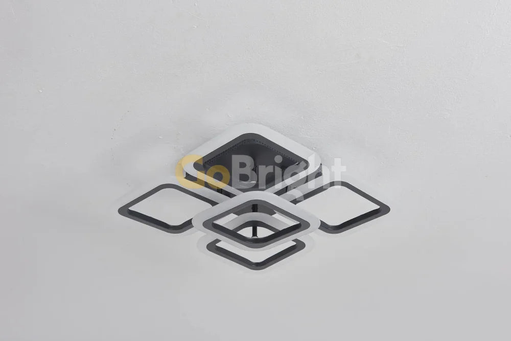 Lustra LED cu Telecomanda Estia 3 Tipuri de Lumini 90W Negru