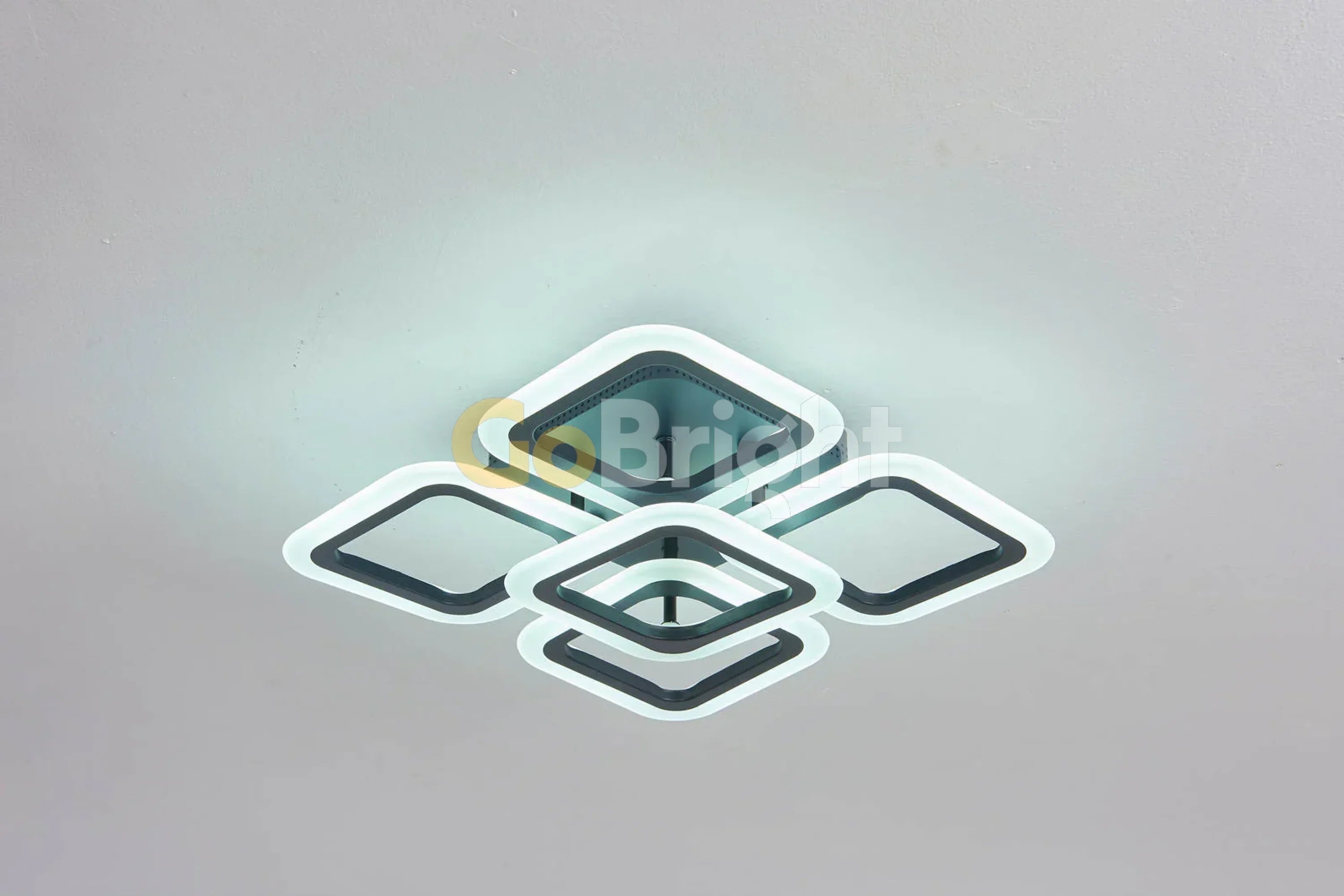 Lustra LED cu Telecomanda Estia 3 Tipuri de Lumini 90W Negru