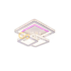 Lustra LED cu Telecomanda Imperial 3 Tipuri de Lumini RGB 130W Alb