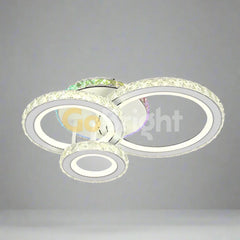Lustra LED cu Telecomanda Imperial 3 Tipuri de Lumini RGB 130W Alb