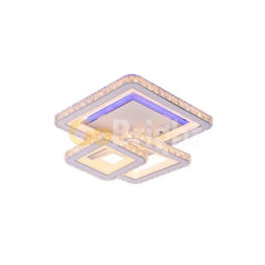 Lustra LED cu Telecomanda Imperial 3 Tipuri de Lumini RGB 130W Alb
