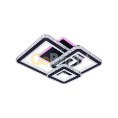 Lustra LED cu Telecomanda Imperial 3 Tipuri de Lumini RGB 130W Negru