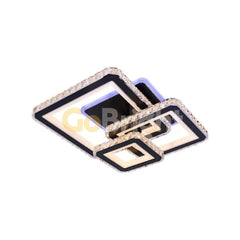 Lustra LED cu Telecomanda Imperial 3 Tipuri de Lumini RGB 130W Negru
