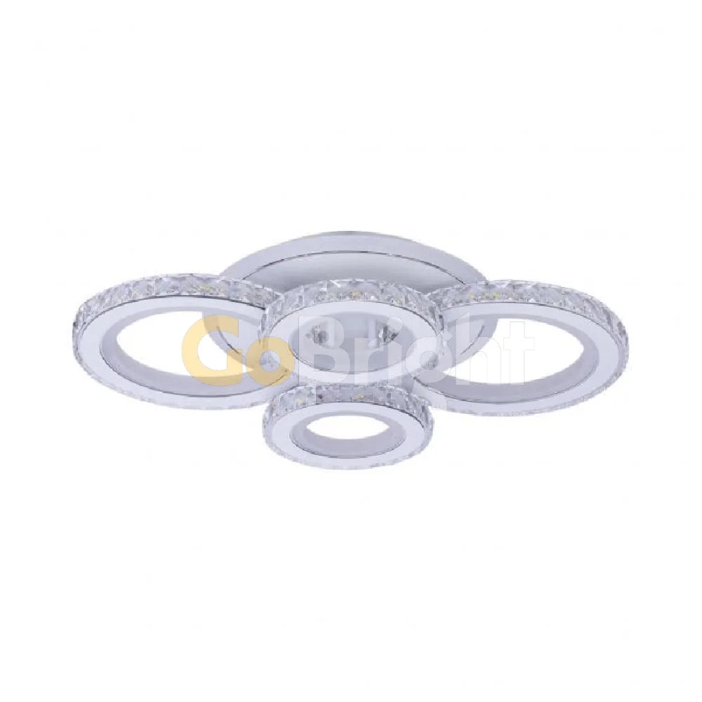 Lustra LED cu Telecomanda Imperial 3 Tipuri de Lumini RGB 150W Alb