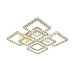 Lustra LED cu Telecomanda Imperial 3 Tipuri de Lumini RGB 300W Alb