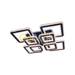 Lustra LED cu Telecomanda Imperial 3 Tipuri de Lumini RGB 300W Negru