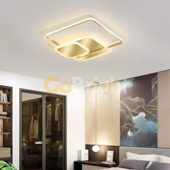 Lustra LED cu Telecomanda Kara 3 Tipuri de Lumini 80W Auriu