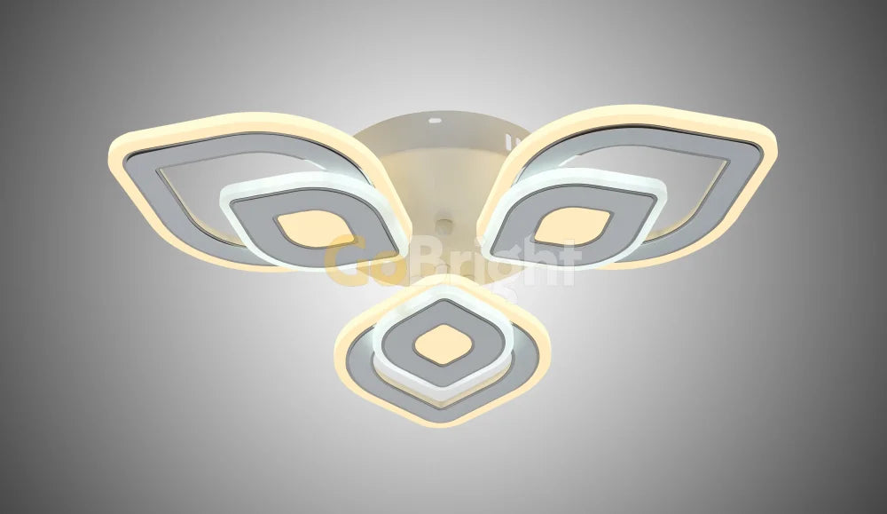 Lustra LED cu Telecomanda Mary 3 Tipuri de Lumini 132W Alb