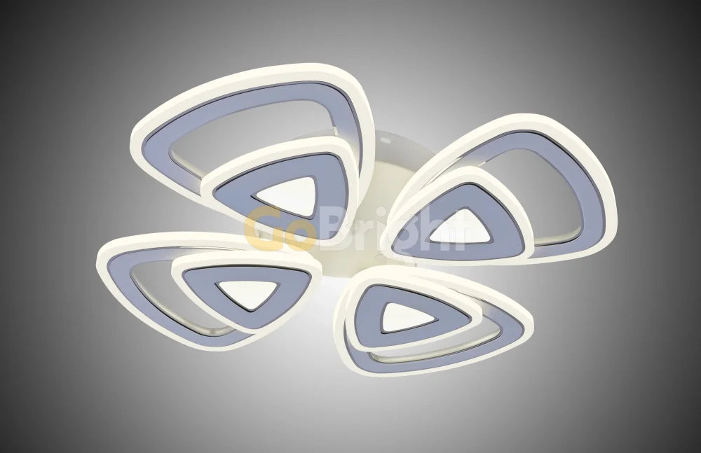 Lustra LED cu Telecomanda Mary 3 Tipuri de Lumini 176W Alb