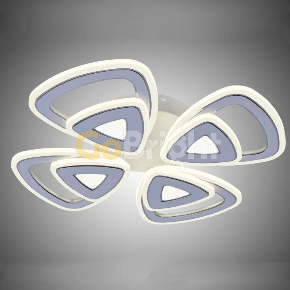 Lustra LED cu Telecomanda Mary 3 Tipuri de Lumini 176W Alb