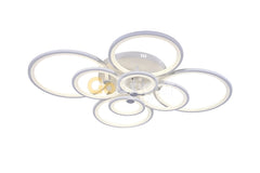 Lustra LED cu Telecomanda Odele 3 Tipuri de Lumini 284W Alb