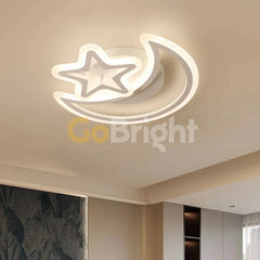 Lustra LED cu Telecomanda Star 3 Tipuri de Lumini 80W Alb