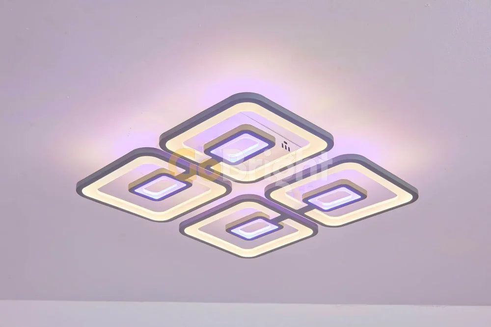 Lustra LED cu Telecomanda Trendis 3 Tipuri de Lumini 200W Alb